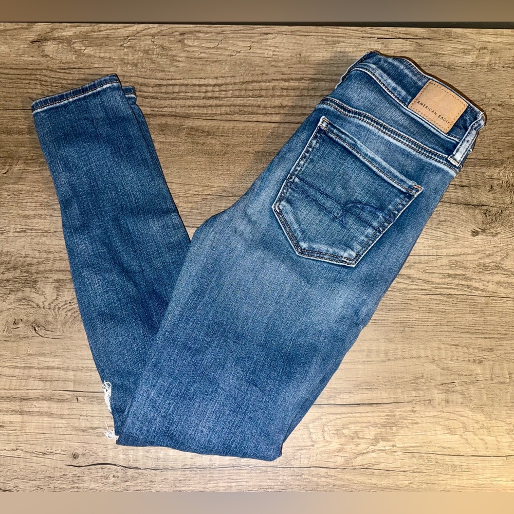 American Eagle Distressed Skinny Jeans